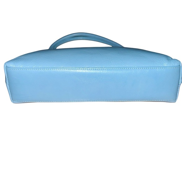 Hobo International purse Lt blue with yellow lining new - Picture 3 of 11